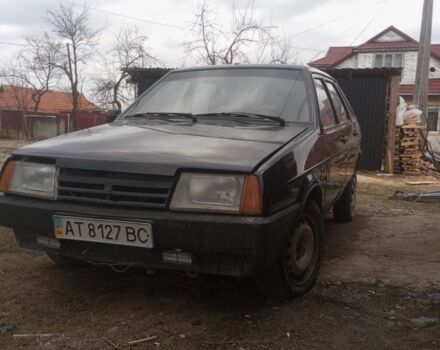 Черный ВАЗ 21099, объемом двигателя 1 л и пробегом 350 тыс. км за 903 $, фото 1 на Automoto.ua