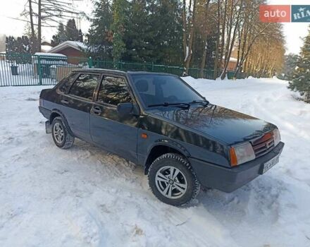 Черный ВАЗ 21099, объемом двигателя 1.6 л и пробегом 165 тыс. км за 2150 $, фото 1 на Automoto.ua