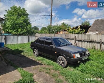 Черный ВАЗ 21099, объемом двигателя 1.6 л и пробегом 133 тыс. км за 2600 $, фото 1 на Automoto.ua