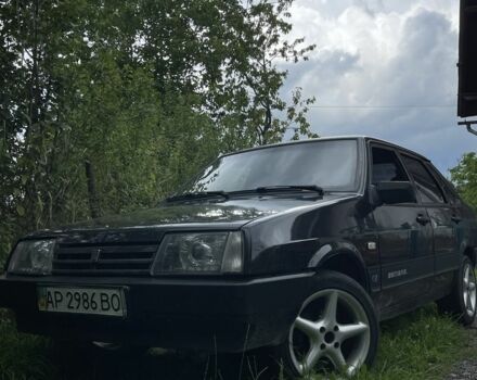 Черный ВАЗ 21099, объемом двигателя 1.6 л и пробегом 120 тыс. км за 1350 $, фото 1 на Automoto.ua