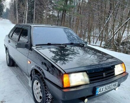 Черный ВАЗ 21099, объемом двигателя 1.6 л и пробегом 200 тыс. км за 2300 $, фото 1 на Automoto.ua