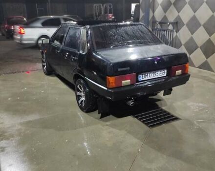Черный ВАЗ 21099, объемом двигателя 1.6 л и пробегом 200 тыс. км за 1200 $, фото 1 на Automoto.ua