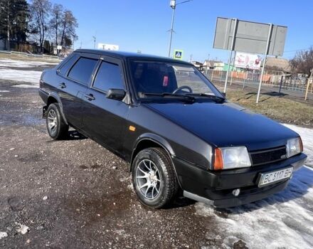 Черный ВАЗ 21099, объемом двигателя 1.5 л и пробегом 180 тыс. км за 2400 $, фото 1 на Automoto.ua