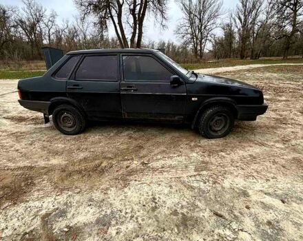 Черный ВАЗ 21099, объемом двигателя 1.6 л и пробегом 87 тыс. км за 1020 $, фото 1 на Automoto.ua