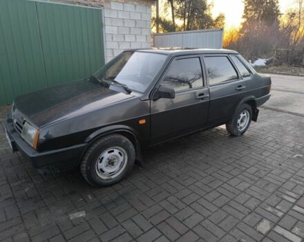 Черный ВАЗ 21099, объемом двигателя 1.6 л и пробегом 290 тыс. км за 1350 $, фото 1 на Automoto.ua