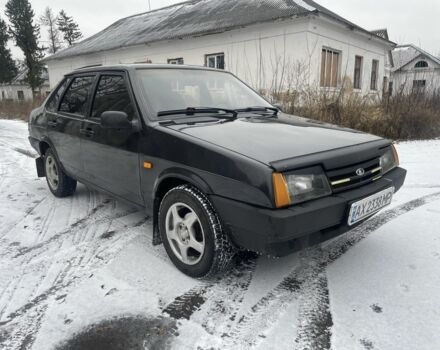 Черный ВАЗ 21099, объемом двигателя 1.6 л и пробегом 220 тыс. км за 1200 $, фото 1 на Automoto.ua