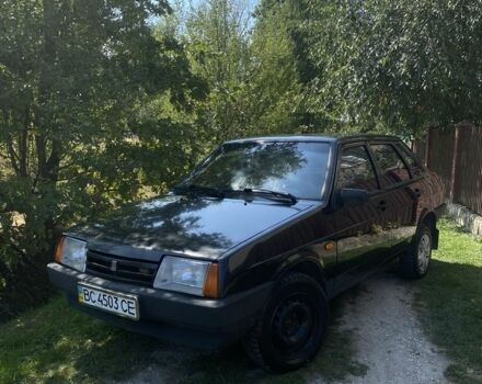 Черный ВАЗ 21099, объемом двигателя 1.6 л и пробегом 185 тыс. км за 904 $, фото 1 на Automoto.ua