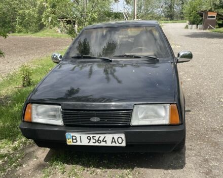 Черный ВАЗ 21099, объемом двигателя 1.5 л и пробегом 350 тыс. км за 475 $, фото 1 на Automoto.ua