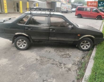 Черный ВАЗ 21099, объемом двигателя 1.6 л и пробегом 233 тыс. км за 1116 $, фото 1 на Automoto.ua