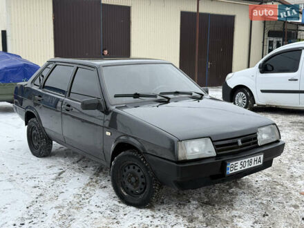 Черный ВАЗ 21099, объемом двигателя 1.6 л и пробегом 195 тыс. км за 1600 $, фото 1 на Automoto.ua