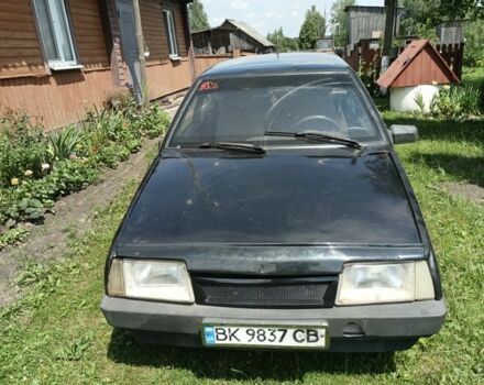 Черный ВАЗ 21099, объемом двигателя 1.6 л и пробегом 200 тыс. км за 629 $, фото 1 на Automoto.ua