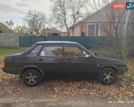 Черный ВАЗ 21099, объемом двигателя 1.6 л и пробегом 148 тыс. км за 2000 $, фото 1 на Automoto.ua