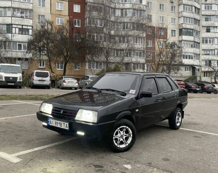 Черный ВАЗ 21099, объемом двигателя 1.6 л и пробегом 290 тыс. км за 1999 $, фото 1 на Automoto.ua