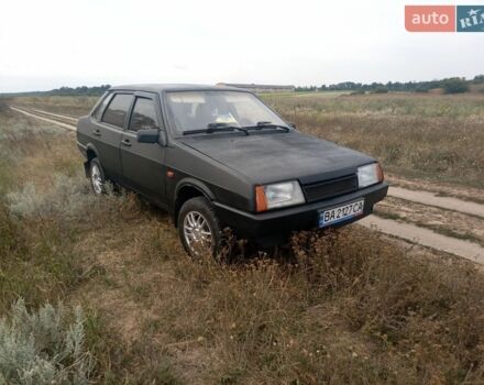 Черный ВАЗ 21099, объемом двигателя 1.6 л и пробегом 290 тыс. км за 1004 $, фото 1 на Automoto.ua