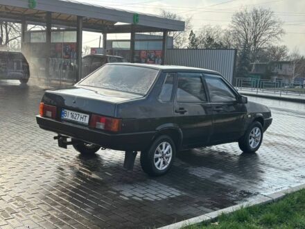 Черный ВАЗ 21099, объемом двигателя 1.6 л и пробегом 186 тыс. км за 1538 $, фото 1 на Automoto.ua