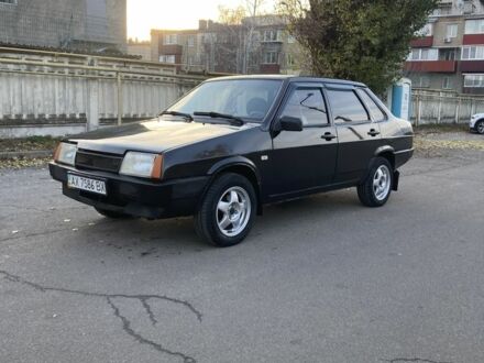 Черный ВАЗ 21099, объемом двигателя 1.6 л и пробегом 282 тыс. км за 1350 $, фото 1 на Automoto.ua