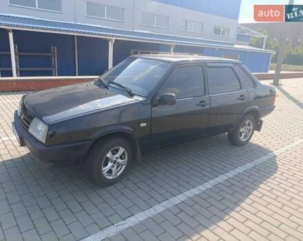 Черный ВАЗ 21099, объемом двигателя 1.6 л и пробегом 370 тыс. км за 1850 $, фото 1 на Automoto.ua