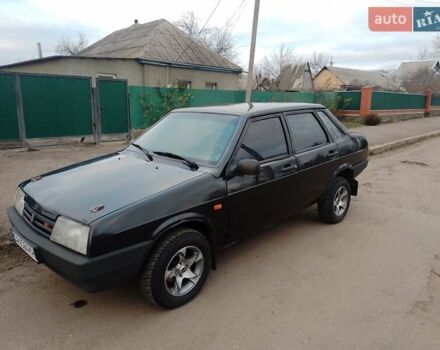 Черный ВАЗ 21099, объемом двигателя 1.6 л и пробегом 100 тыс. км за 1650 $, фото 1 на Automoto.ua