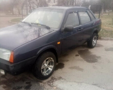 Фиолетовый ВАЗ 21099, объемом двигателя 1.5 л и пробегом 48 тыс. км за 1600 $, фото 3 на Automoto.ua