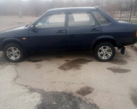 Фиолетовый ВАЗ 21099, объемом двигателя 1.5 л и пробегом 48 тыс. км за 1600 $, фото 4 на Automoto.ua