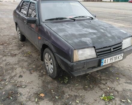 Фиолетовый ВАЗ 21099, объемом двигателя 1.5 л и пробегом 117 тыс. км за 450 $, фото 4 на Automoto.ua
