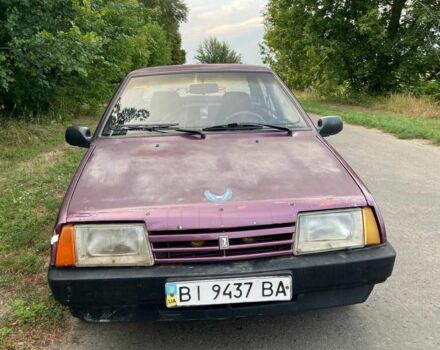 Фиолетовый ВАЗ 21099, объемом двигателя 1.5 л и пробегом 220 тыс. км за 650 $, фото 10 на Automoto.ua