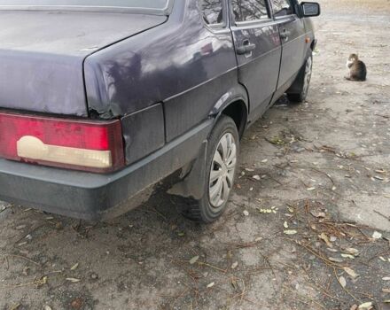 Фиолетовый ВАЗ 21099, объемом двигателя 1.5 л и пробегом 117 тыс. км за 450 $, фото 2 на Automoto.ua