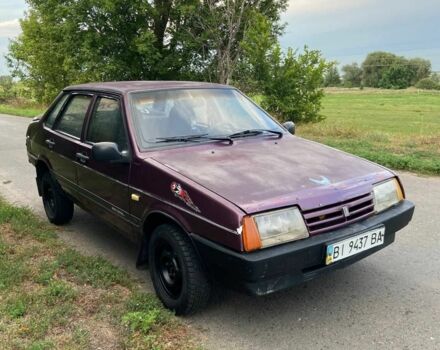 Фиолетовый ВАЗ 21099, объемом двигателя 1.5 л и пробегом 220 тыс. км за 650 $, фото 11 на Automoto.ua