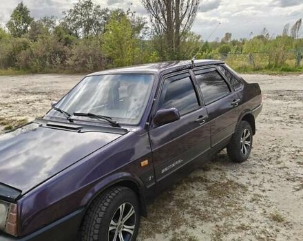 Фіолетовий ВАЗ 21099, об'ємом двигуна 1.5 л та пробігом 100 тис. км за 2000 $, фото 7 на Automoto.ua
