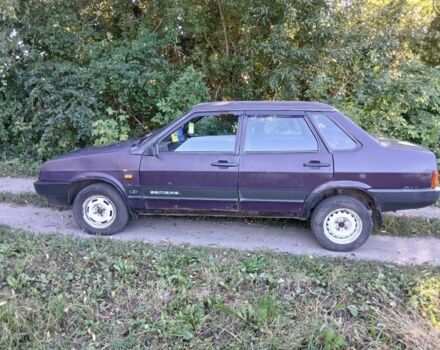 Фиолетовый ВАЗ 21099, объемом двигателя 1.6 л и пробегом 100 тыс. км за 643 $, фото 2 на Automoto.ua