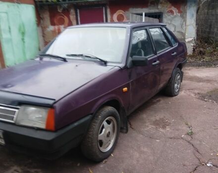 Фіолетовий ВАЗ 21099, об'ємом двигуна 1 л та пробігом 229 тис. км за 700 $, фото 2 на Automoto.ua