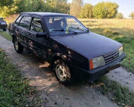 Фиолетовый ВАЗ 21099, объемом двигателя 1.6 л и пробегом 100 тыс. км за 643 $, фото 3 на Automoto.ua