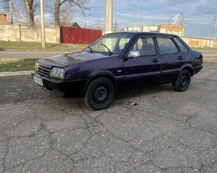 Фиолетовый ВАЗ 21099, объемом двигателя 1.5 л и пробегом 88 тыс. км за 780 $, фото 3 на Automoto.ua