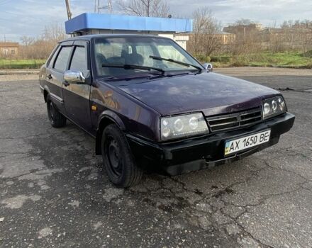 Фиолетовый ВАЗ 21099, объемом двигателя 1.5 л и пробегом 88 тыс. км за 780 $, фото 7 на Automoto.ua