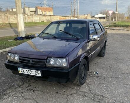 Фиолетовый ВАЗ 21099, объемом двигателя 1.5 л и пробегом 88 тыс. км за 780 $, фото 2 на Automoto.ua