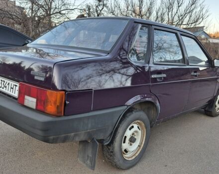 Фиолетовый ВАЗ 21099, объемом двигателя 0 л и пробегом 150 тыс. км за 1600 $, фото 4 на Automoto.ua