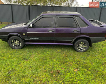 Фіолетовий ВАЗ 21099, об'ємом двигуна 1.5 л та пробігом 175 тис. км за 1400 $, фото 8 на Automoto.ua