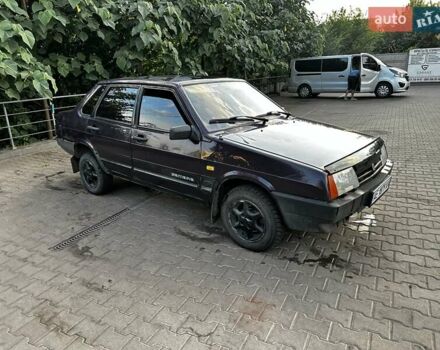 Фиолетовый ВАЗ 21099, объемом двигателя 1.5 л и пробегом 250 тыс. км за 1800 $, фото 8 на Automoto.ua