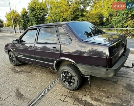 Фиолетовый ВАЗ 21099, объемом двигателя 1.5 л и пробегом 250 тыс. км за 1800 $, фото 5 на Automoto.ua