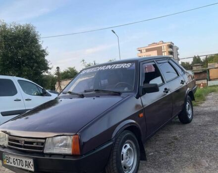 Фіолетовий ВАЗ 21099, об'ємом двигуна 1.5 л та пробігом 180 тис. км за 900 $, фото 1 на Automoto.ua