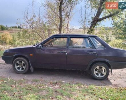 Фіолетовий ВАЗ 21099, об'ємом двигуна 1.5 л та пробігом 50 тис. км за 1700 $, фото 12 на Automoto.ua
