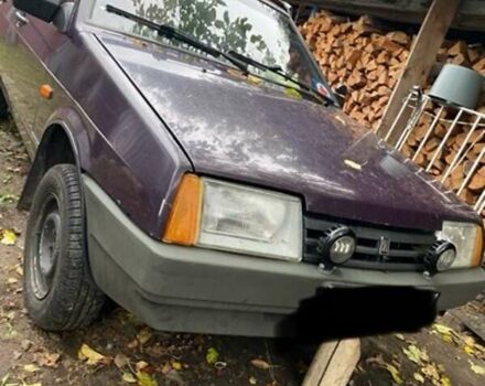 Фиолетовый ВАЗ 21099, объемом двигателя 1.6 л и пробегом 30 тыс. км за 2000 $, фото 4 на Automoto.ua