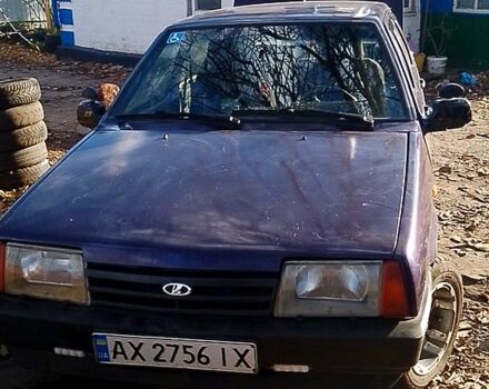 Фиолетовый ВАЗ 21099, объемом двигателя 1.5 л и пробегом 222 тыс. км за 1100 $, фото 2 на Automoto.ua