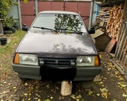 Фиолетовый ВАЗ 21099, объемом двигателя 1.6 л и пробегом 30 тыс. км за 2000 $, фото 1 на Automoto.ua