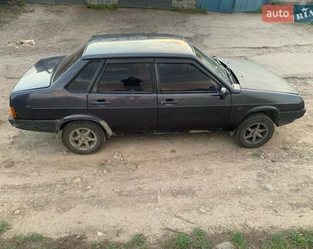 Фиолетовый ВАЗ 21099, объемом двигателя 1.5 л и пробегом 347 тыс. км за 1200 $, фото 3 на Automoto.ua