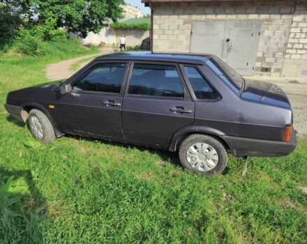 Фиолетовый ВАЗ 21099, объемом двигателя 1.5 л и пробегом 108 тыс. км за 1600 $, фото 4 на Automoto.ua