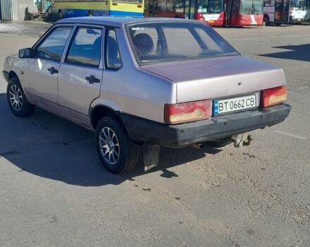 Фиолетовый ВАЗ 21099, объемом двигателя 1.5 л и пробегом 250 тыс. км за 1100 $, фото 1 на Automoto.ua