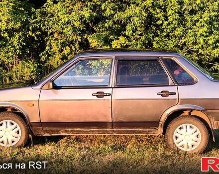 Фиолетовый ВАЗ 21099, объемом двигателя 1.5 л и пробегом 200 тыс. км за 1500 $, фото 1 на Automoto.ua