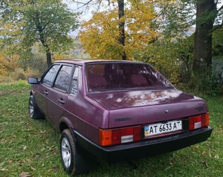 Фіолетовий ВАЗ 21099, об'ємом двигуна 1.5 л та пробігом 100 тис. км за 1000 $, фото 2 на Automoto.ua
