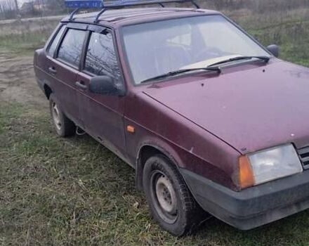 Фиолетовый ВАЗ 21099, объемом двигателя 1.6 л и пробегом 270 тыс. км за 828 $, фото 1 на Automoto.ua